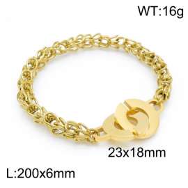 Stainless Steel Gold-plating Bracelet