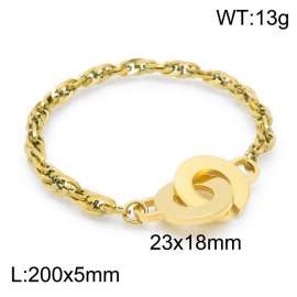 Stainless Steel Gold-plating Bracelet