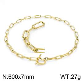 SS Gold-Plating Necklace