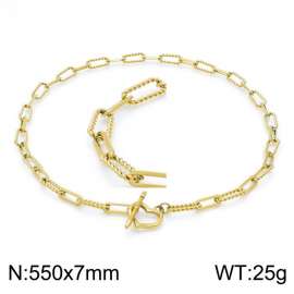 SS Gold-Plating Necklace