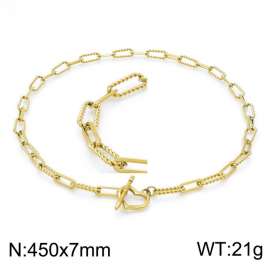 SS Gold-Plating Necklace