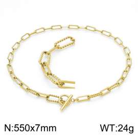 SS Gold-Plating Necklace