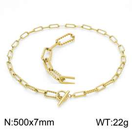 SS Gold-Plating Necklace