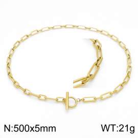 SS Gold-Plating Necklace