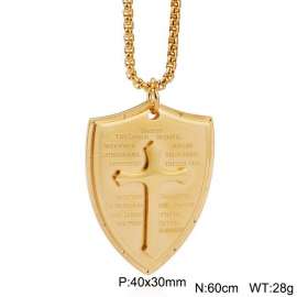 Stainless Steel Gold-plating Pendant
