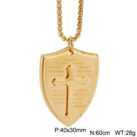 Stainless Steel Gold-plating Pendant