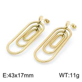 SS Gold-Plating Earring