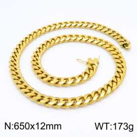 SS Gold-Plating Necklace