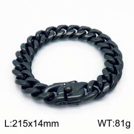 Stainless Steel Black-plating Bracelet