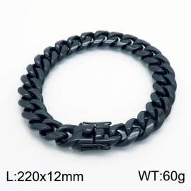 Stainless Steel Black-plating Bracelet