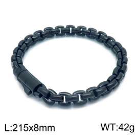 Stainless Steel Black-plating Bracelet