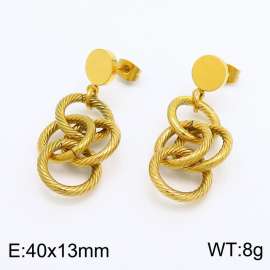 SS Gold-Plating Earring