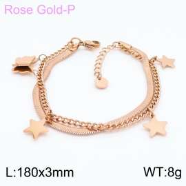 Stainless Steel Rose Gold-plating Bracelet