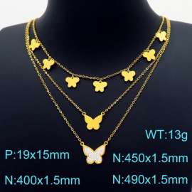 SS Gold-Plating Necklace