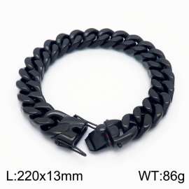 Stainless Steel Black-plating Bracelet