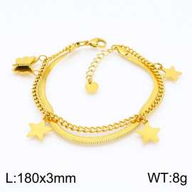 Stainless Steel Gold-plating Bracelet