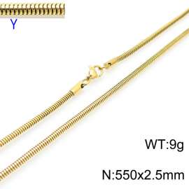 SS Gold-Plating Necklace