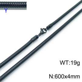 Stainless Steel Black-plating Necklace
