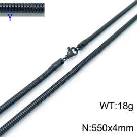 Stainless Steel Black-plating Necklace