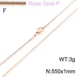 SS Rose Gold-Plating Necklace