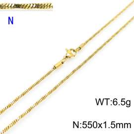 SS Gold-Plating Necklace