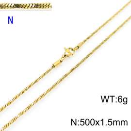 SS Gold-Plating Necklace