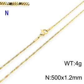 SS Gold-Plating Necklace
