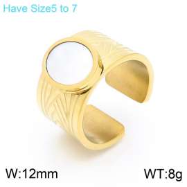 Stainless Steel Gold-plating Ring