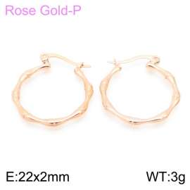 SS Rose Gold-Plating Earring