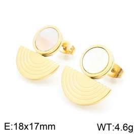 SS Gold-Plating Earring