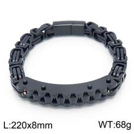 Stainless Steel Black-plating Bracelet