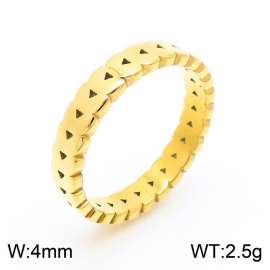 Stainless Steel Gold-plating Ring