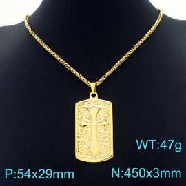 SS Gold-Plating Necklace