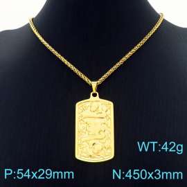 SS Gold-Plating Necklace