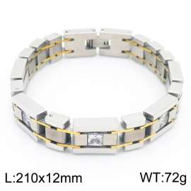 Stainless Steel Stone Bracelet