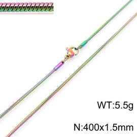 Colorful Plating Necklace