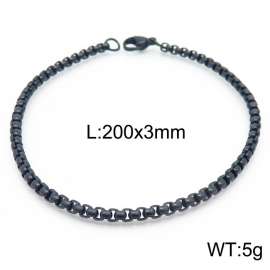 Stainless Steel Black-plating Bracelet