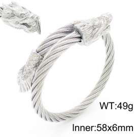 Stainless Steel Wire Bangle