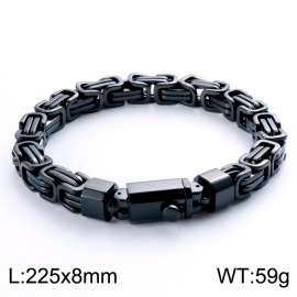 Stainless Steel Black-plating Bracelet