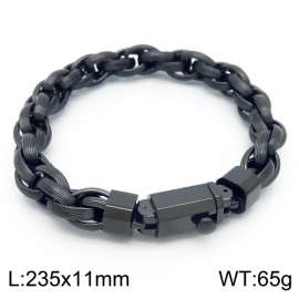 Stainless Steel Black-plating Bracelet