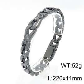 Stainless Steel Black-plating Bracelet