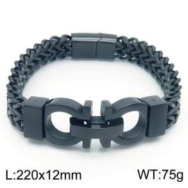 Stainless Steel Black-plating Bracelet