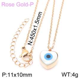 SS Rose Gold-Plating Necklace