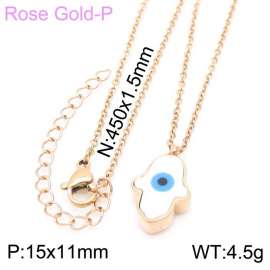 SS Rose Gold-Plating Necklace