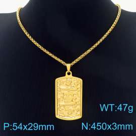 SS Gold-Plating Necklace