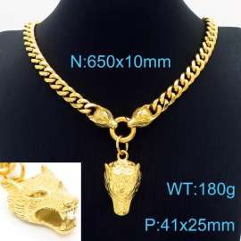 SS Gold-Plating Necklace