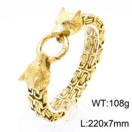 Stainless Steel Gold-plating Bracelet