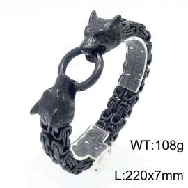 Stainless Steel Black-plating Bracelet