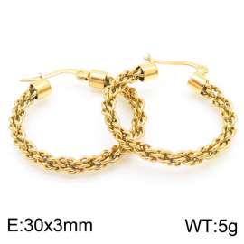 SS Gold-Plating Earring