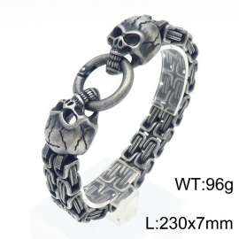 Stainless Skull Bracelet